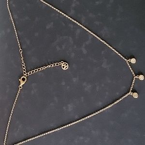 Mejuri White Sapphire Chain Necklace